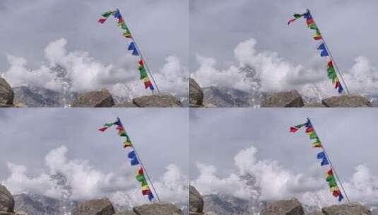 西藏山峰4K高清在线视频素材下载