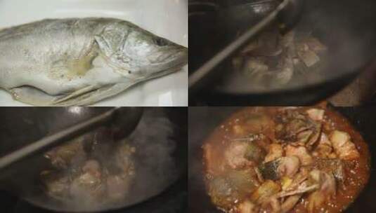 安徽臭鳜鱼制作高清在线视频素材下载