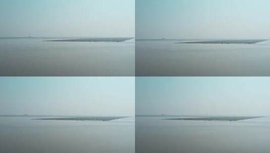 苏州阳澄湖游艇码头航拍高清在线视频素材下载