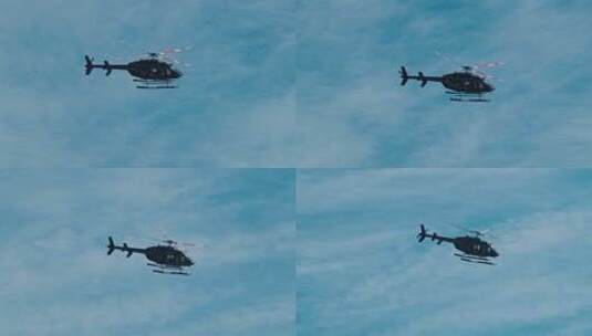 海南三亚直升机高清在线视频素材下载