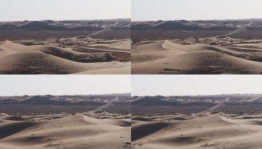 沙漠公路4k高清在线视频素材下载