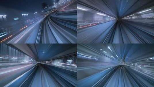 抽象城市隧道技术科技未来高清在线视频素材下载