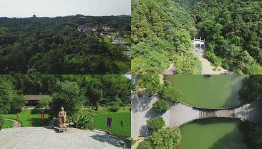 合集大好河山湖南常德桃花源5A景区航拍高清在线视频素材下载