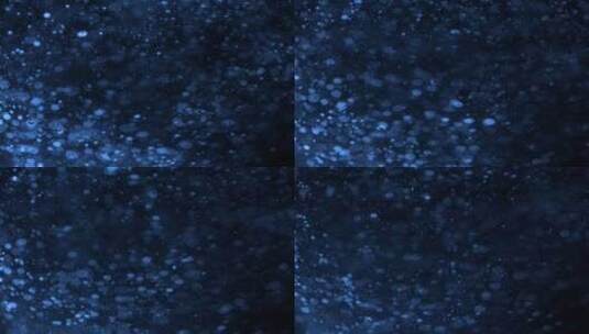 翻滚的水下蓝色梦幻粒子气泡水离子高清在线视频素材下载
