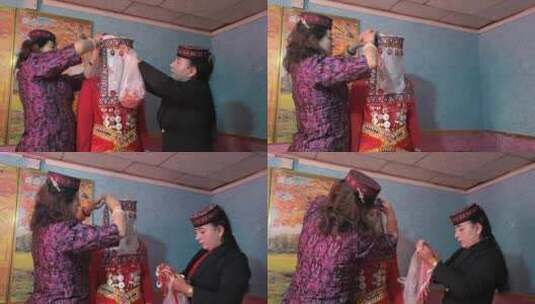 塔吉克族婚礼~依沙克江的婚礼高清在线视频素材下载