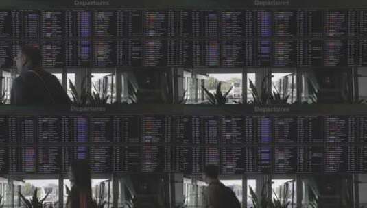 新加坡机场大屏 Clog3原素材高清在线视频素材下载
