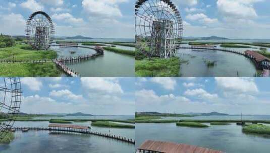 苏州太湖湖滨国家湿地公园高清在线视频素材下载