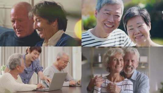 【合集】幸福的老年人高清在线视频素材下载
