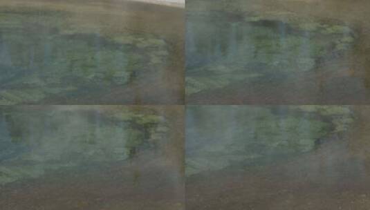 黄石国家公园的深渊池高清在线视频素材下载