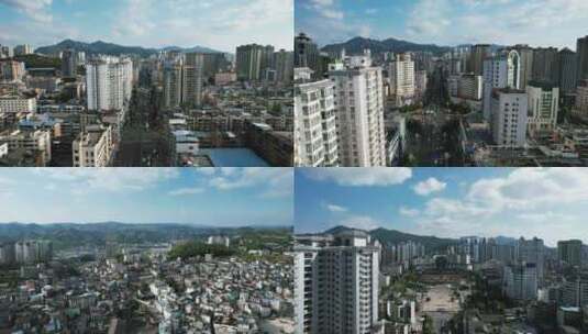 合集贵州凯里城市建设航拍高清在线视频素材下载