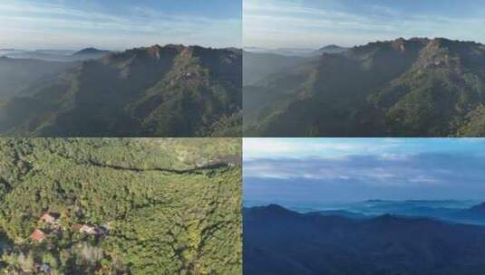 辽宁千山风景区航拍风光合集高清在线视频素材下载