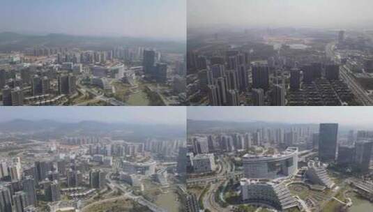 广州知识城航拍4K高清在线视频素材下载