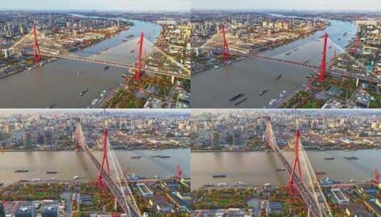 杨浦大桥延时.MP4高清在线视频素材下载