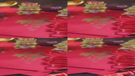 龙年新年春节红包高清在线视频素材下载