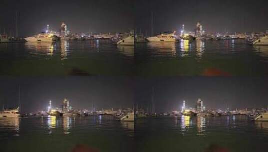 香港维多利亚港夜景高清在线视频素材下载