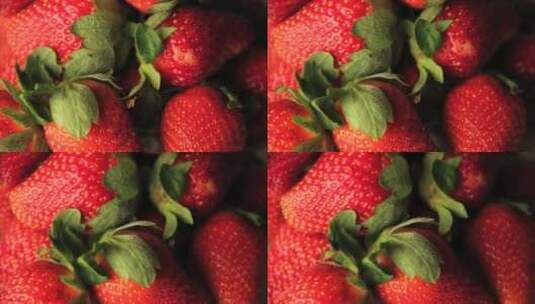 诱人草莓（原创）多展示方式高清在线视频素材下载