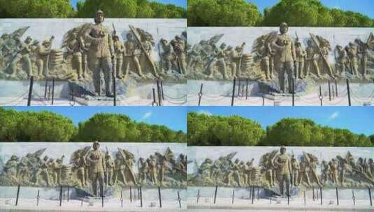 卡纳卡莱加利波利烈士纪念碑4K穆斯塔法·高清在线视频素材下载