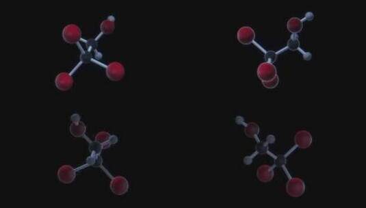 药物三溴乙醇阿维汀分子Hd高清在线视频素材下载