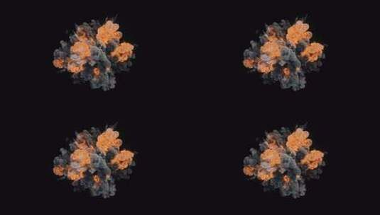 火焰大爆炸特效 核爆炸 炸弹高清在线视频素材下载