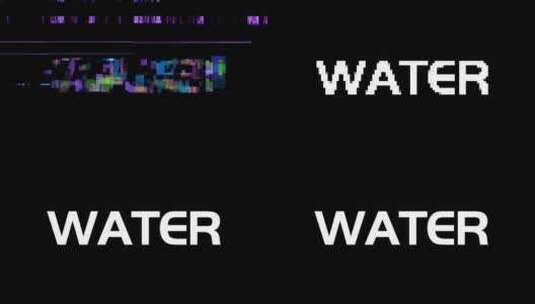 故障文字字幕特效高清AE视频素材下载