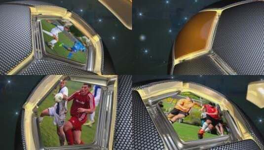 2022卡塔尔世界杯图文展示AE模板高清AE视频素材下载