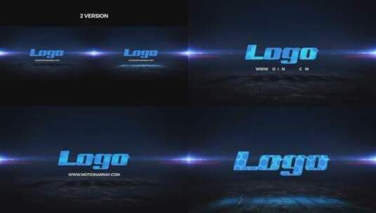 几何光标LOGO开场展示AE模板高清AE视频素材下载