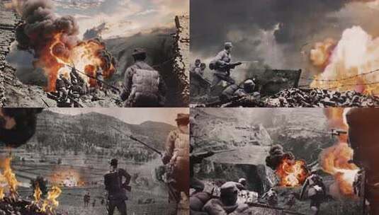 抗战反法西斯视频素材（非AE模板）高清在线视频素材下载