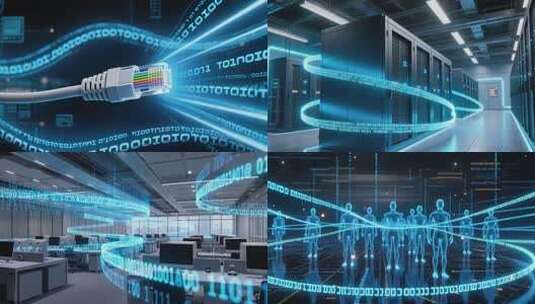 智慧城市数据网络科技高清在线视频素材下载