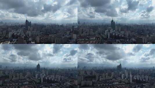 上海徐汇区延安空镜高清在线视频素材下载