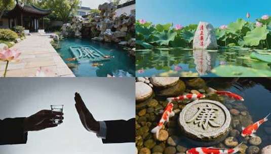 廉洁意境拒绝行贿反腐倡廉廉政拒绝收礼高清在线视频素材下载