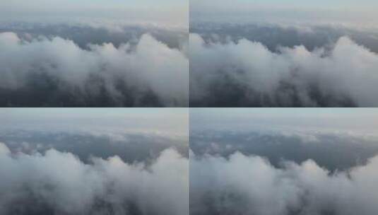 威海高区上空的飞云高清在线视频素材下载