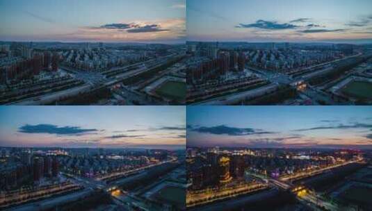 内蒙古赤峰市城市延时高清在线视频素材下载