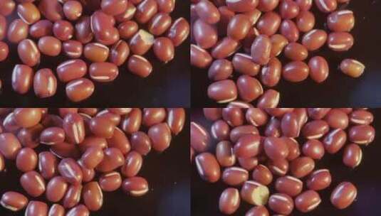 红豆赤小豆粗粮杂粮 (5)高清在线视频素材下载
