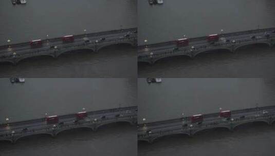 跨海大桥车辆的高角度镜头高清在线视频素材下载