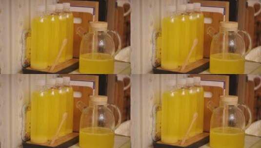 瓶装鲜榨果汁 (3)高清在线视频素材下载
