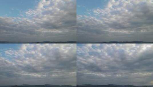 航拍蓝天白云天空云朵高清在线视频素材下载
