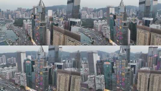 香港信和广场集顶级写字楼及高级商场于一身高清在线视频素材下载