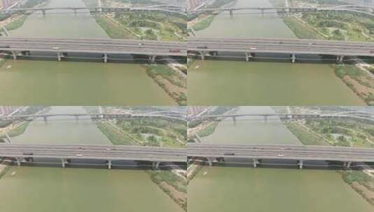 福建泉州晋江成洲大桥高清在线视频素材下载