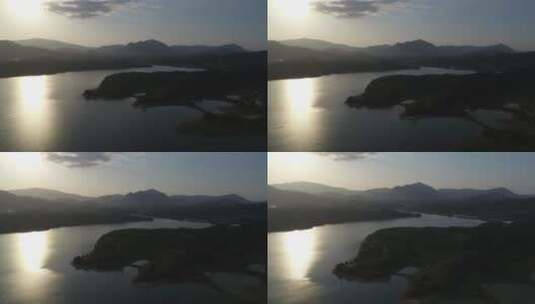 武汉木兰湖航拍709高清在线视频素材下载