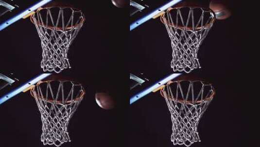 篮球 打篮球 进球 竞技 运动高清在线视频素材下载