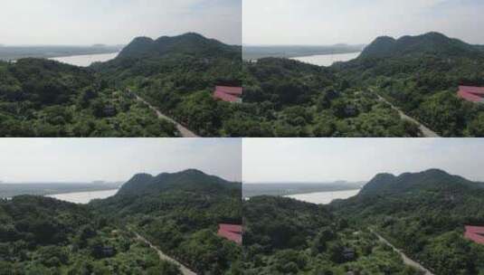 旅游景区湖南湘潭昭山风景区高清在线视频素材下载