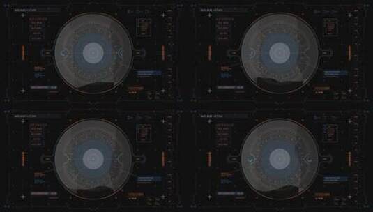 HUD科技科幻未来屏幕背景系统触摸屏图表高清在线视频素材下载