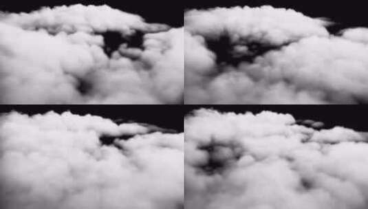 【Alpha通道】带通道云雾云朵云海特效高清在线视频素材下载