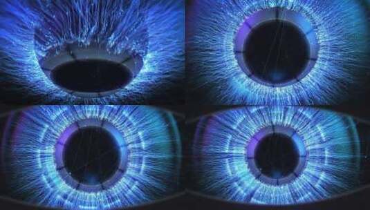 眼球神经丛合成背景高清在线视频素材下载