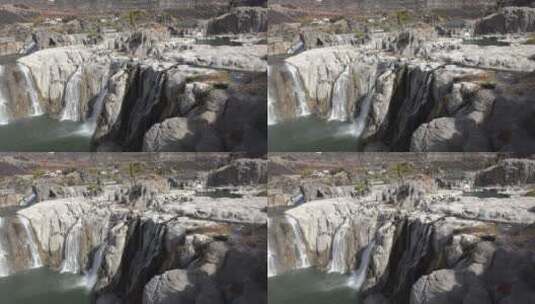 爱达荷肖松尼瀑布高清在线视频素材下载