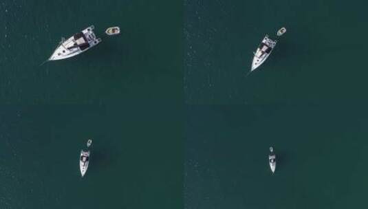 海中央帆船合集高清在线视频素材下载