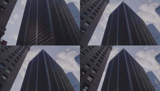 城市的摩天大楼高清在线视频素材下载