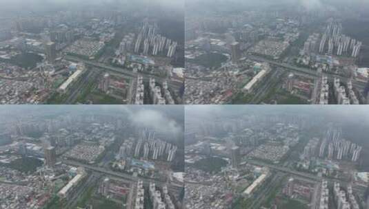 云端城市全景高清在线视频素材下载