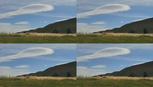 天空中的波浪云景观高清在线视频素材下载