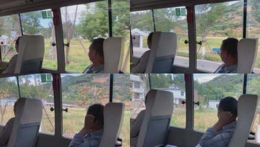 福建宁德霞浦农村巴士高清在线视频素材下载